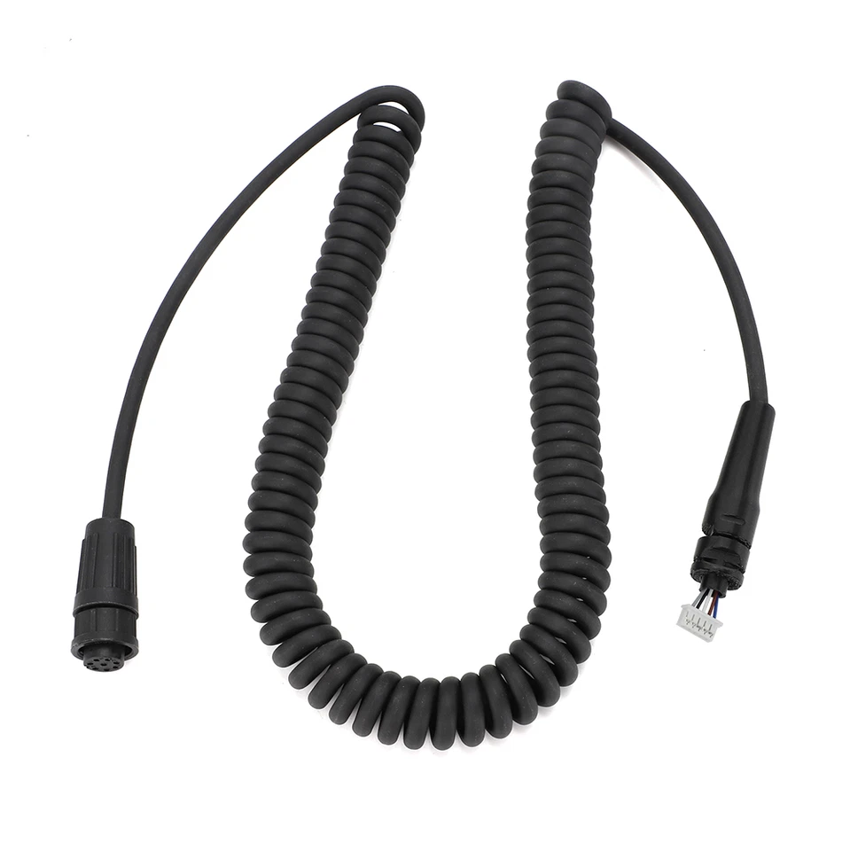 R49060 Replace Microphone Mic Cord Cable Coiled For Raymarine Ray 215 VHF Radio - Image 2 of 4