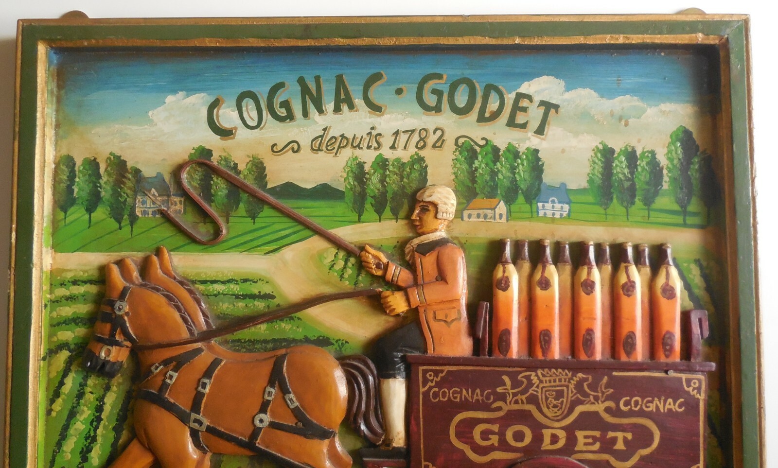 Пару постеров старой рекламы алкоголя. Коньяк Godet. Пару постеров старой рекламы алкоголя. Коньяк Godet. История,Алкоголь,Крепкие напитки,Реклама