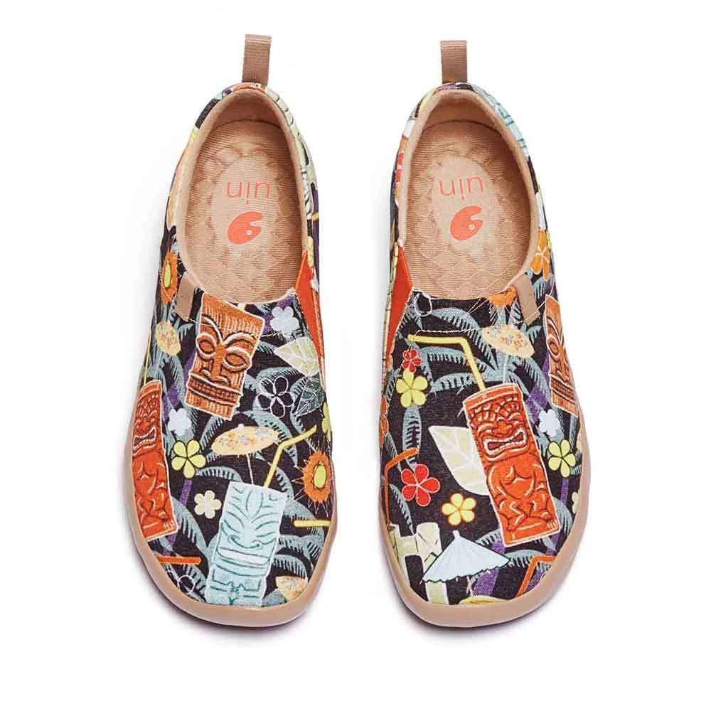 Women Size 5 12 UIN Slip On Shoes Canvas Comfortable Loafer