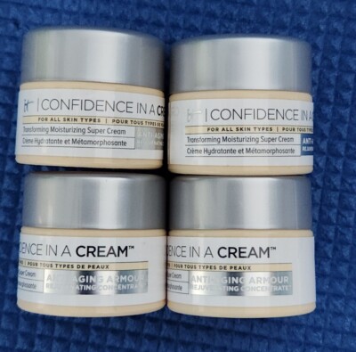 4x IT Confidence In A Cream transforming moisture super cream Anti-Aging 7 ml ea