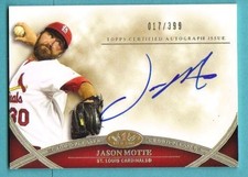 2012 Topps Tier One Jason Motte Autograph /399 Cardinals