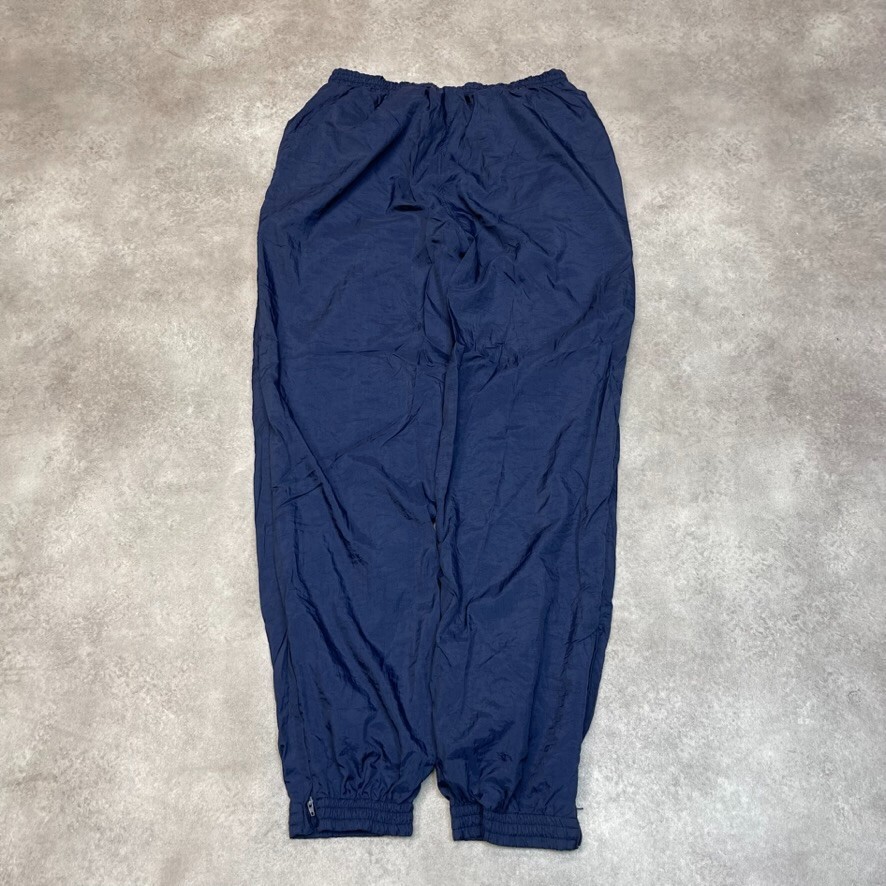 Adidas Track Pants Mens 90s Straight Leg Baggy Sports Joggers, Navy, Large image 2
