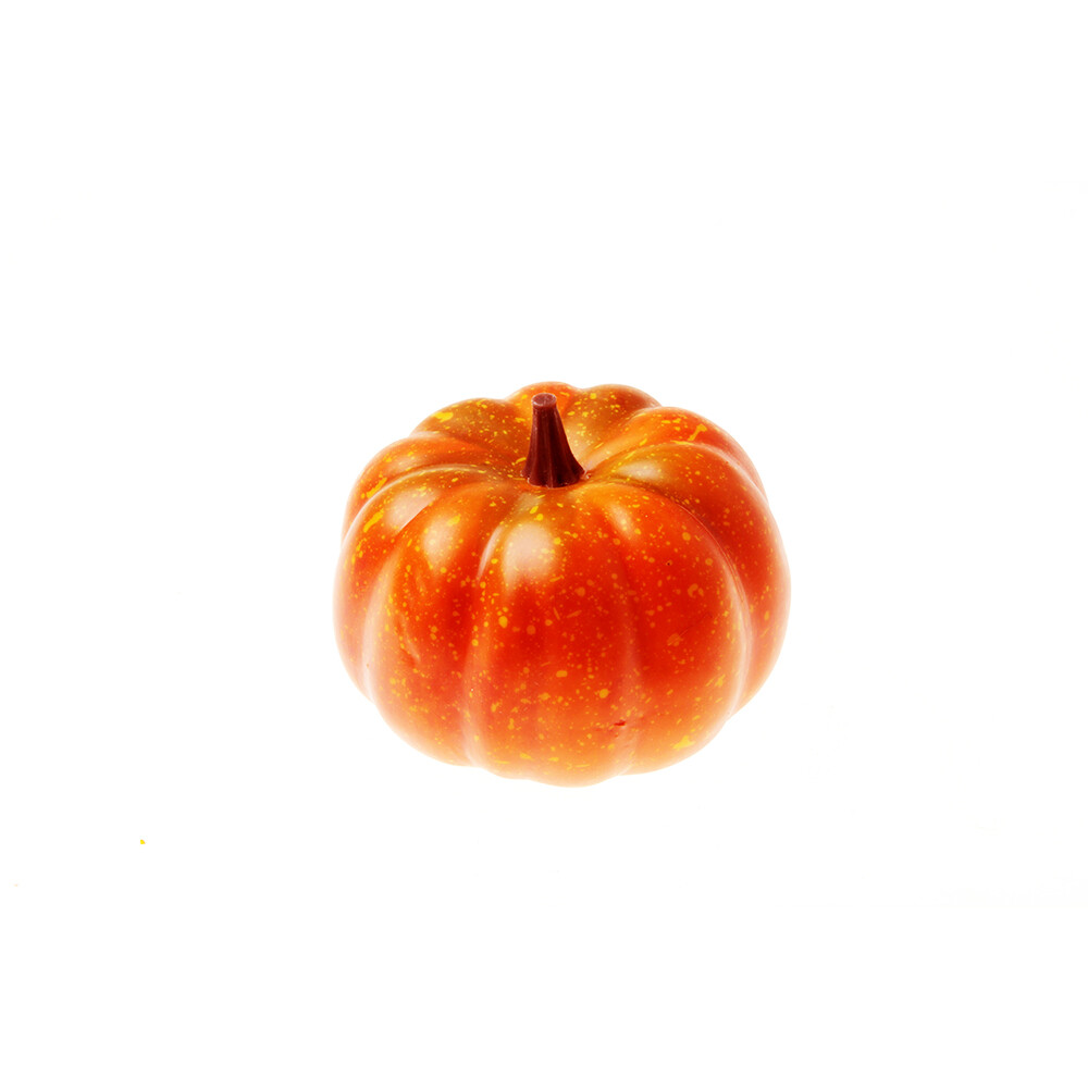 Artificial Orange Halloween Pumpkin 10cm/4 Inches Diameter