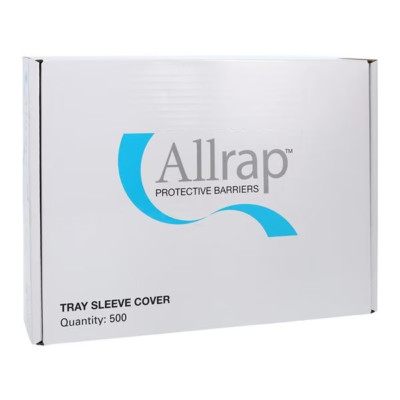 Allrap Dental Tray Sleeve Covers Protective Barrier B Size 10.5'' x 14'' 500/BX