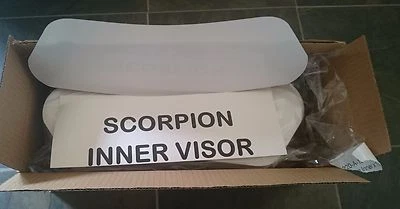 SCORPION SHOT BLAST HELMET - 5 x INNER VISORS P1220-A-13 Sandblast helmet Visors