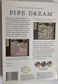 Pipe Dream (Nintendo NES, 1990) ☆ Complete w/Box & Manuals☆