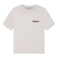 Essentials Fear of God Mens Gray Logo Short S...
