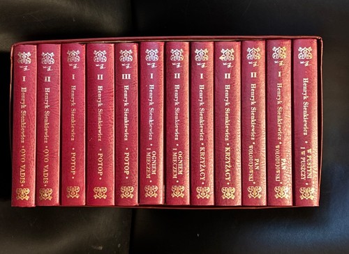 Henryk Sienkiewicz Set 12 V Polish Edition Potop QVO Pan Ogiem Krzyzacy Pustyni - Bild 1 von 8