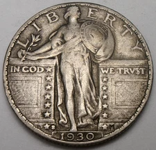 1930-S Standing Liberty 25¢ Quarter