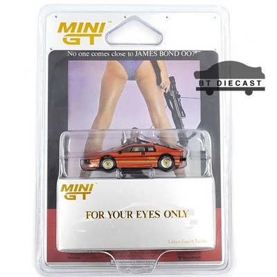MINI GT LOTUS ESPRIT TURBO JAMES BOND 007 FOR YOUR EYE ONLY 1/64