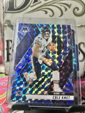 2025 Panini Mosaic - Cole Kmet #48 Reactive Blue Mosaic Prizm