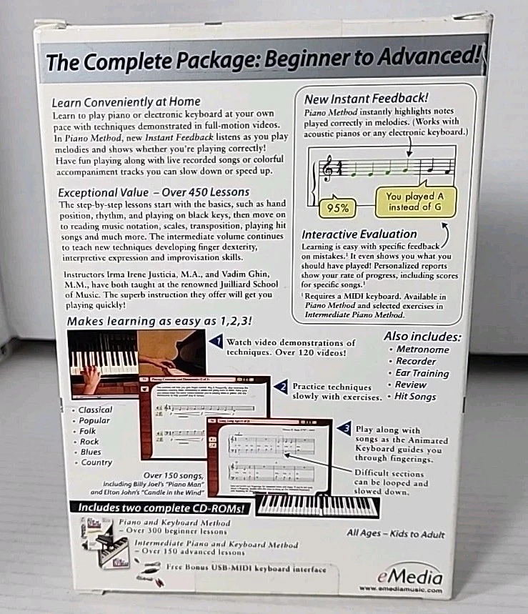 EMedia Piano and Keyboard method Platinum Edition - Image 3 of 4