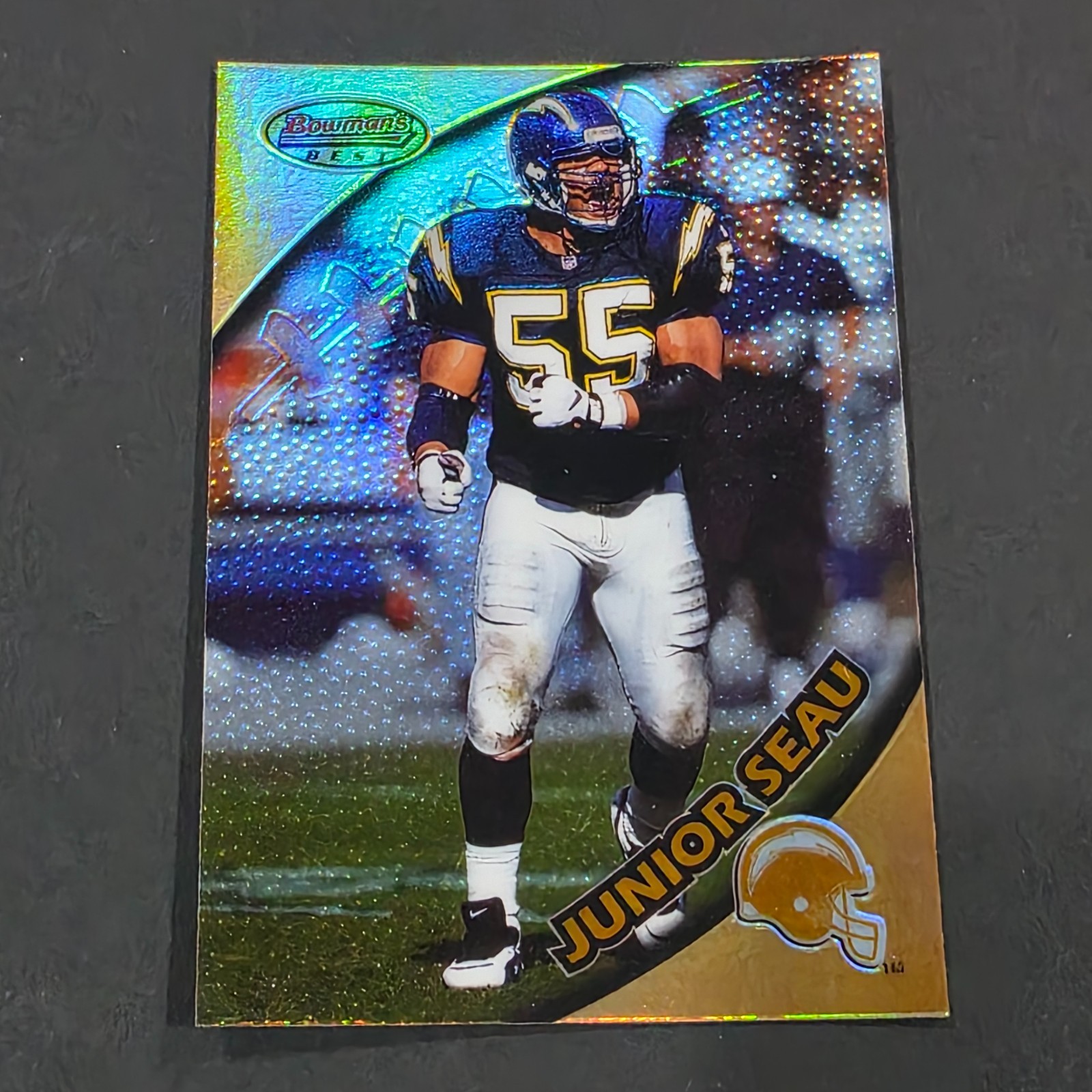 1997 Bowman's Best - Junior Seau #39 Refractor