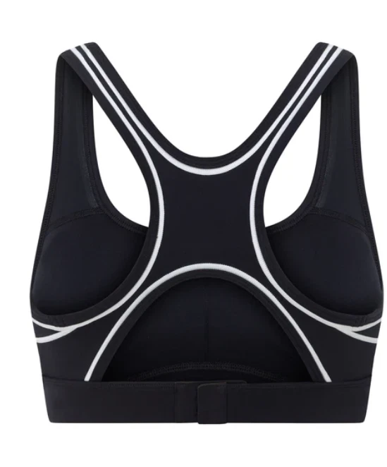 Lorna Jane 复古田径高支撑运动文胸 - 午夜蓝色中号 — 第 4/4 张图片