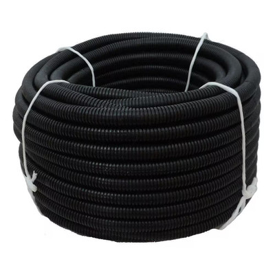1/2 In. Dia. X 100 Ft. Black Flexible Corrugated Polyethylene Non Split Tubing a