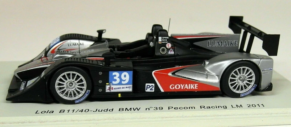 Spark 1/43 - S2531 Lola B11/40 Judd BMW #39 Pacom Racing Le Mans 2011 Foto 4 de 4