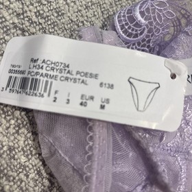 Lise Charmel Crystal Posie Italian Brief medium ACH0734 NWT 