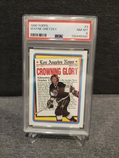 1990 Topps Hockey - Wayne Gretzky Crowning Glory #3 PSA 8