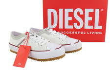 Diesel S-PRINCIPIA Bas Baskets pour Homme EU43 Blanc Bas Chaussures de Sport