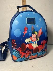 Loungefly - Disney Pinocchio Monstro Mini Backpack - Pink a la Mode