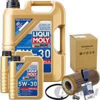 OE VW ÖLfilter+Liqui Moly 5W30 Passend FüR VW Golf 5 6 Passat B6 A4 B7 A3 8P Q3