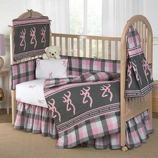 Buckmark Plaid Crib Diaper Stacker
