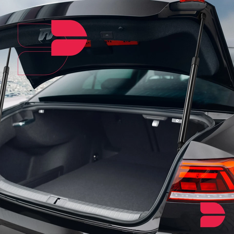 Qty 2 For Infiniti QX56 2004-2010 Nissan Armada Rear Window Glass Lift Supports Foto 4 de 4