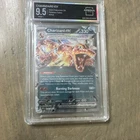 Pokémon TCG Charizard ex 161 Scarlet & Violet Promo Holo Arena Club 9.5 EX Card