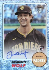 2024 Topps Archives Baseball Autos and Serial Numbered Variations You Pick