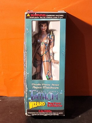 Michael Turner Fathom Wizard Toy Fare Exclusive Metallic Marine Armor Figure IOB