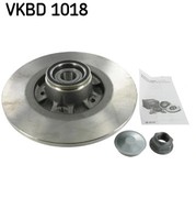 2Er Set Bremsscheiben SKF Vkbd 1018 MERCEDES-BENZ 40 20 240 76R 415 421 01 00