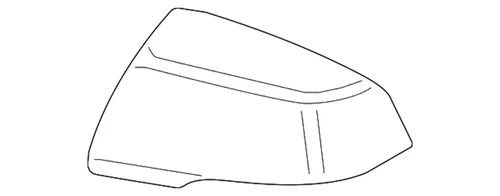 New Genuine BMW Outside Mirror Cover Cap Ri (2016-2022) OE 51167386568