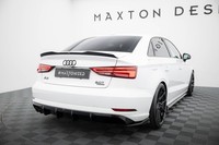 Maxton Design Heckansatz Diffusor Passend FüR Audi A3 Limousine 8V FL (Doppelaus