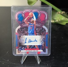 2023-24 PANINI CROWN ROYALE STANLEY UMUDE ROOKIE AUTOGRAPH PISTONS #RC-UMU
