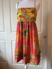 Farm Rio mixed birds mini dress size SMALL - NEW with tags