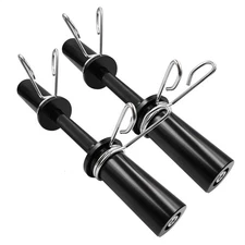 16" Olympic Dumbbell Handles Sets, 150LBS Loadable Bar, Fits 2" Plates, Collars