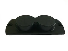 U.S. Solid 2pcs Gun Magnet Mount W/ Protective Rubber Coating Concealed Mounting