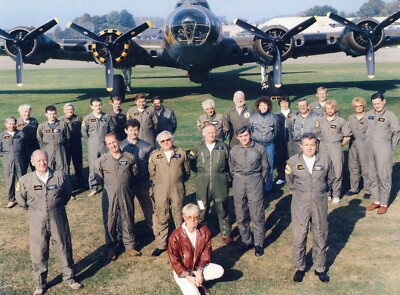 B-17 ''Sally B''  LARGE POSTCARD.
