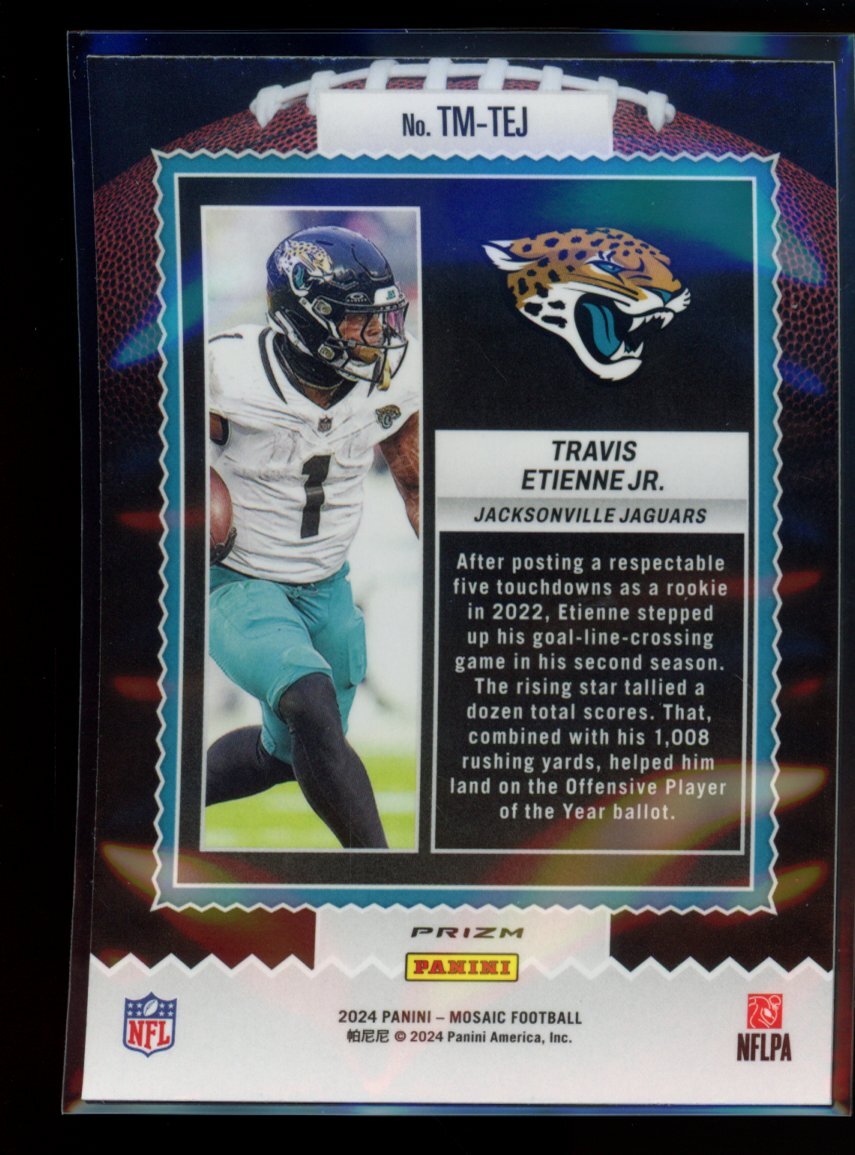 2024 Panini Mosaic #TM-TEJ Travis Etienne Jr Touchdown Masters Mosaic