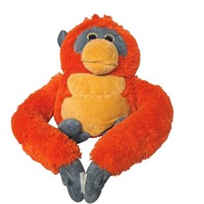Nanco Jumbo Orangutan Orange Chimpanzee Monkey Plush Stuffed Animal 43"