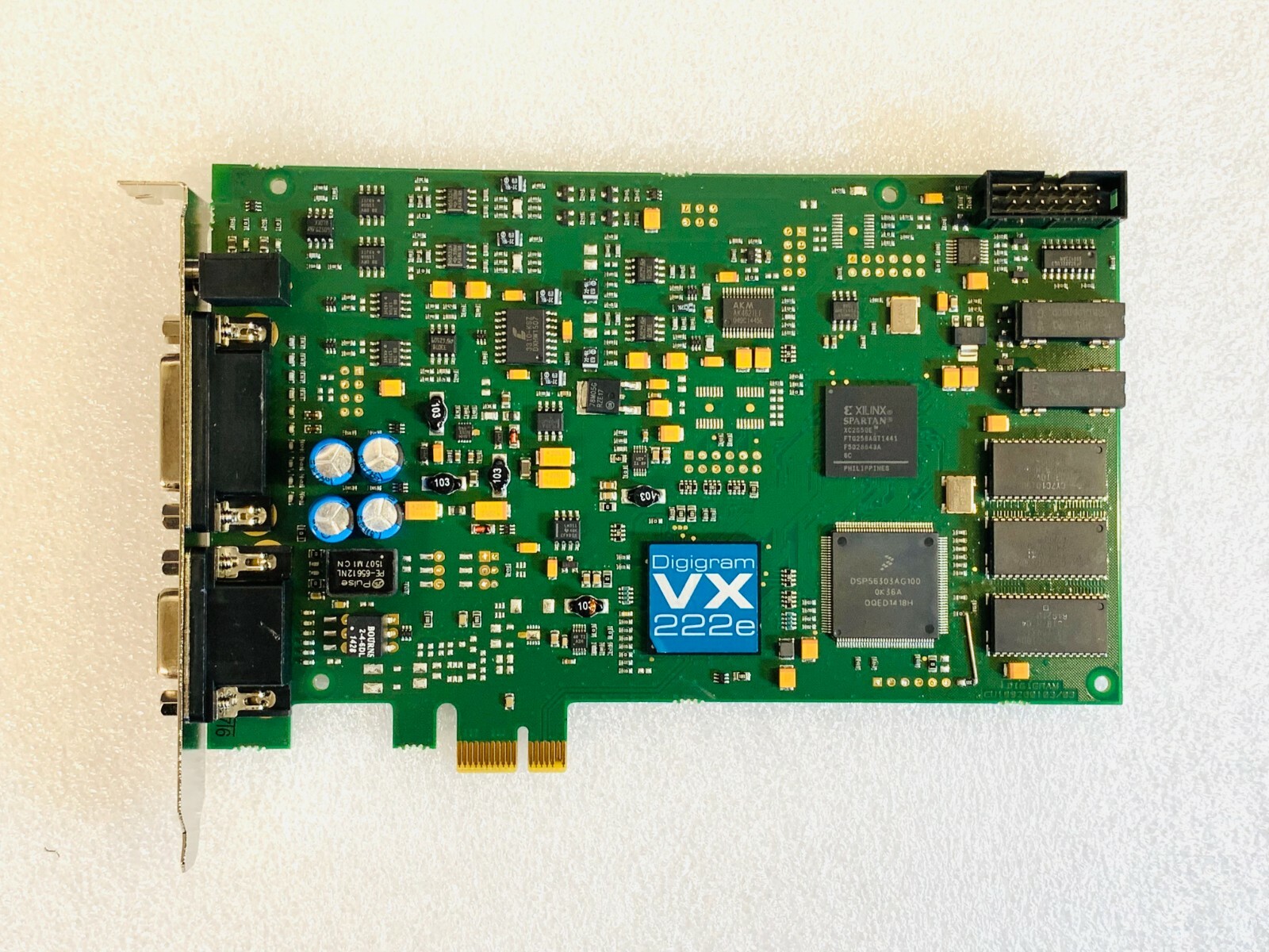 Digigram VX222e 24bit 192KHz AES Digital Broadcast Audio PCIe Card NO digigram-vx222e-24bit-192khz-aes-digital-broadcast-audio-pcie-card-no
