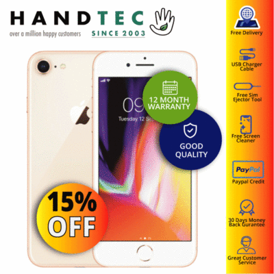 Apple iPhone 8 64GB 256GB Unlocked Phone - All Colours - UK Model