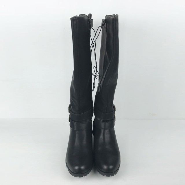britney buckle riding boots