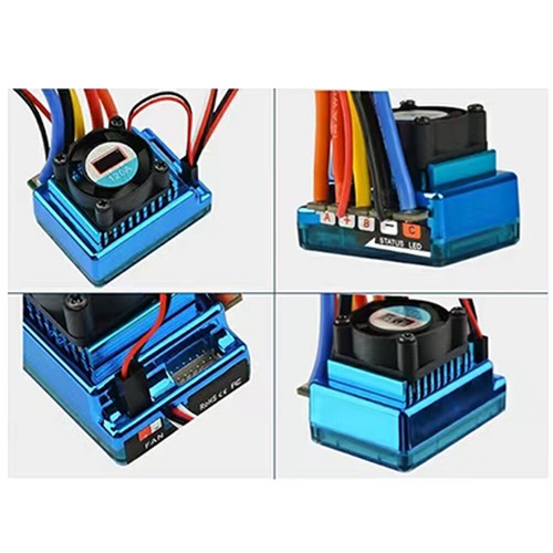 US 120A ESC Combo SetFor 1/10 RC CarTruck 3650 3900KV Waterproof Brushless Motor - Picture 3 of 7