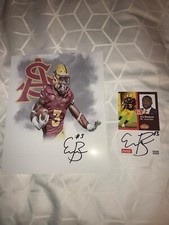 Eno Benjamin Arizona State signed autographed 8x10 football photo & CARD!