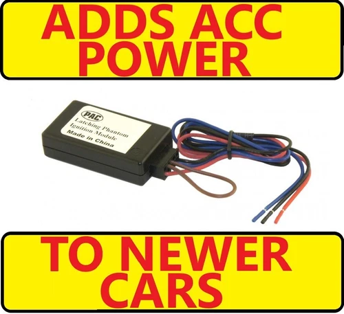 12V ADD ACCESSORY ACC IGNITION SWITCHED POWER TO CAR STEREO RADIO ADAPTER MODULE