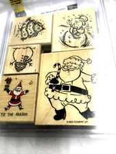 SCRAPBOOK STAMPS- Christmas- 5 stamps