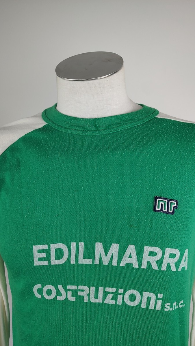 希少品 ヴィンテージ ennerre GOLDWIN nrロゴ刺繍サッカーシャツ 希少品 ヴィンテージ ennerre GOLDWIN nrロゴ刺繍サッカーシャツ