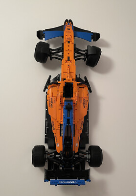 Lego Technic McLaren Formula 1 TM 42141 2022 3D Printed Wall Bracket Mount White