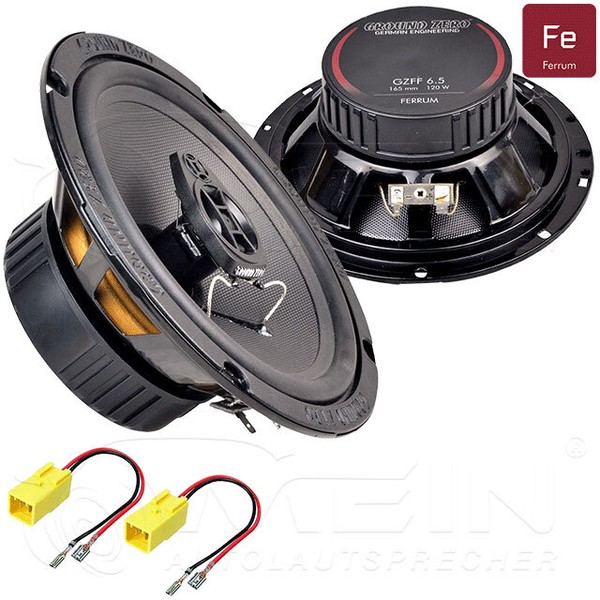Ground Zero Lautsprecher FüR Alfa Romeo 145 1994-2001 Front Vorn TüR 120W #BZ28-image